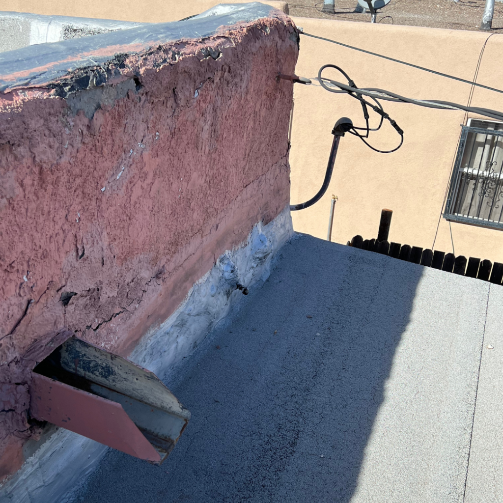 Professional parapet restoration in Albuquerque New Mexico