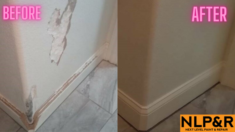 minor drywall repairs done in Albuquerque NM - Work completed by NLP&R